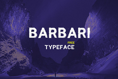 Free Barbari Textured Font clean creative design font illustration lightroom presets logo modern ui