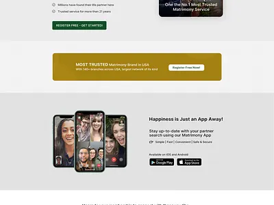 Matrimony Website design & Development design development metrimony ui ux web website