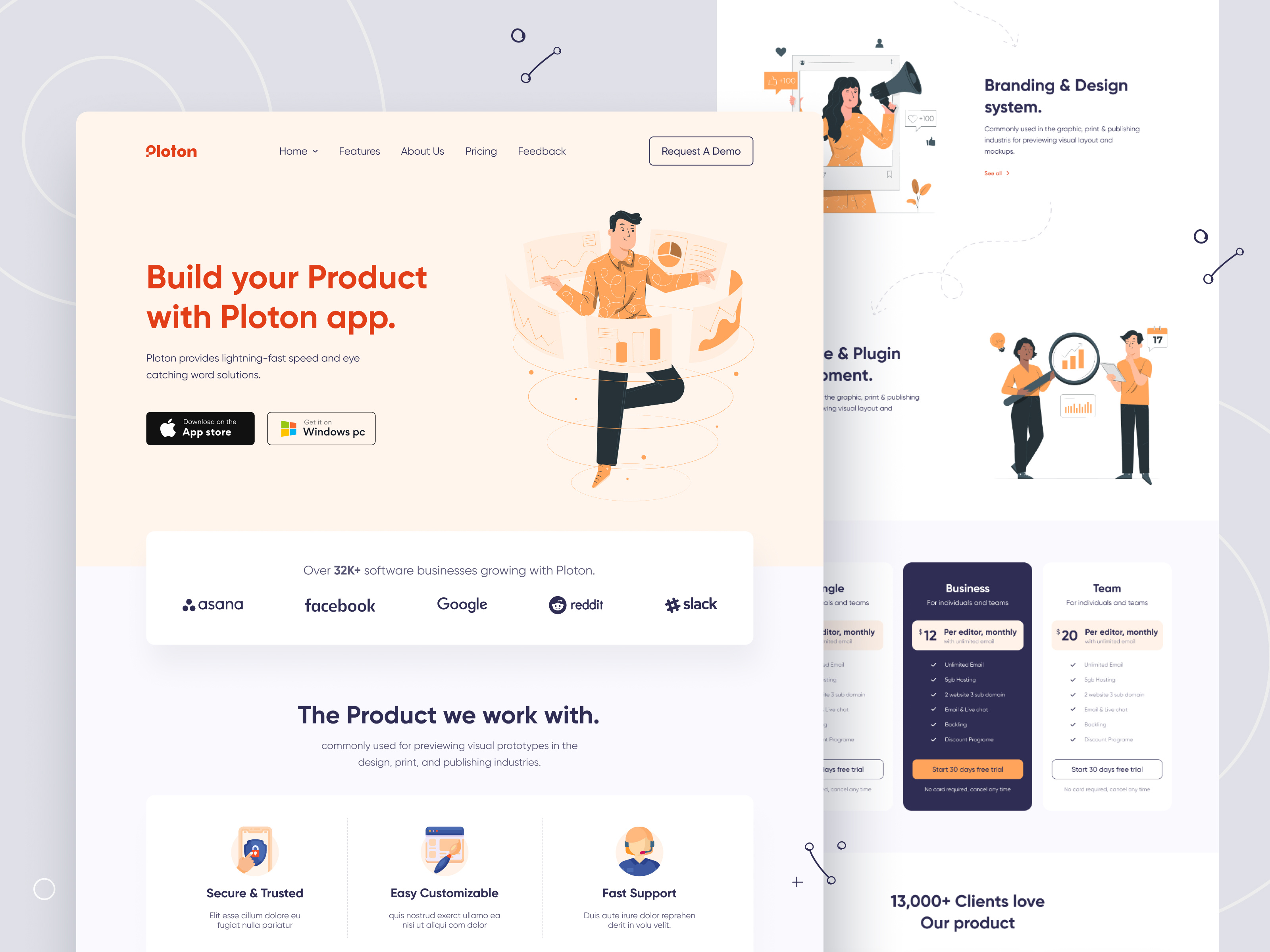 Example of Marketing Website Design