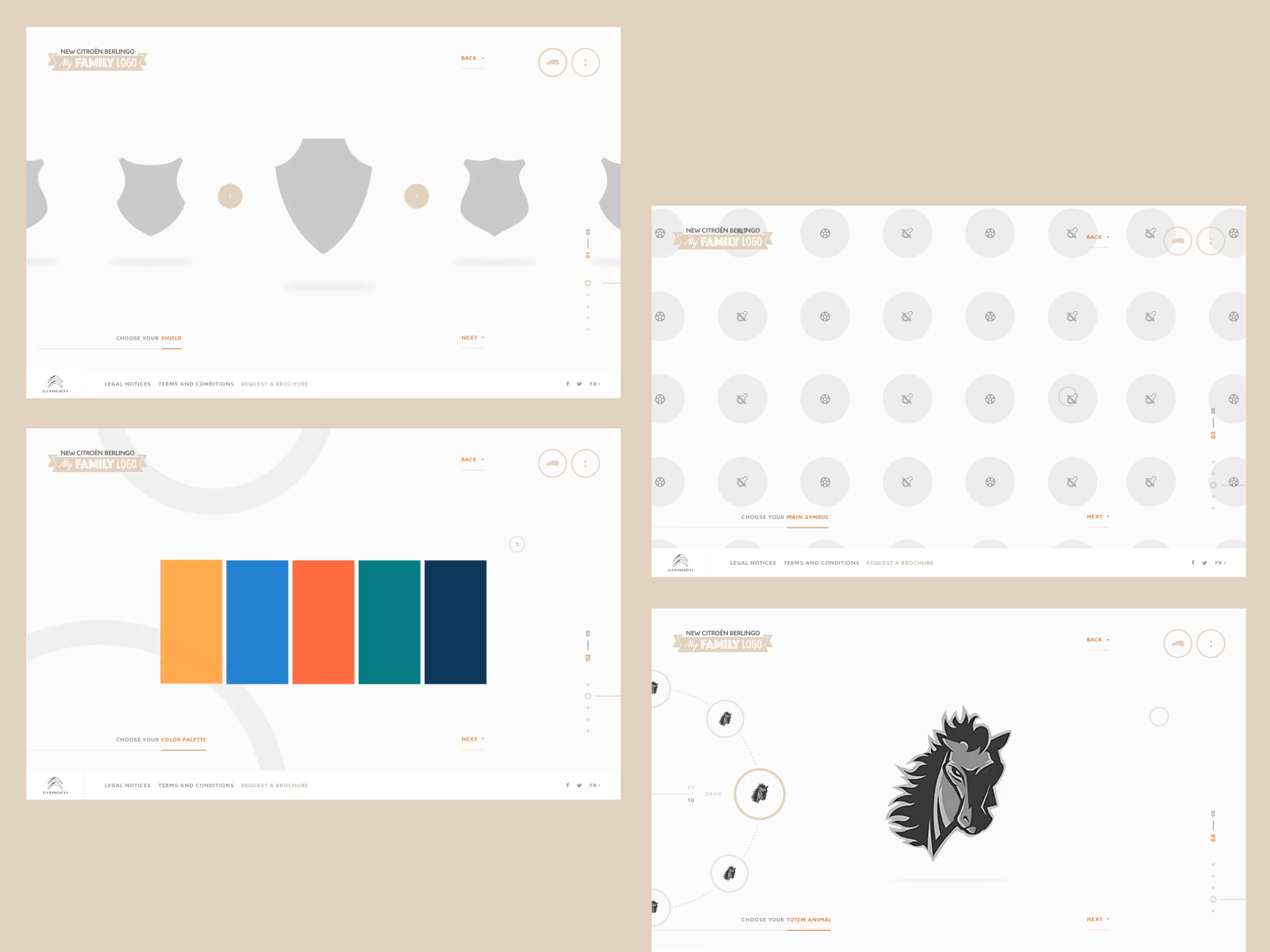 Citroën • Page transitions animation clean concept design graphic design interface layout micro interaction minimal motion graphics page transition transition ui user interface userinterface ux web design webdesign website