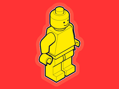 Lego Man designs, templates downloadable graphic on Dribbble
