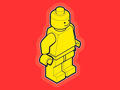 Isometric LEGO minifigure adobe illustrator brick child childhood children games isometric isometric art lego line art line work man minifigure plastic technical drawing technical graphics technical illustration toy vector vector graphics