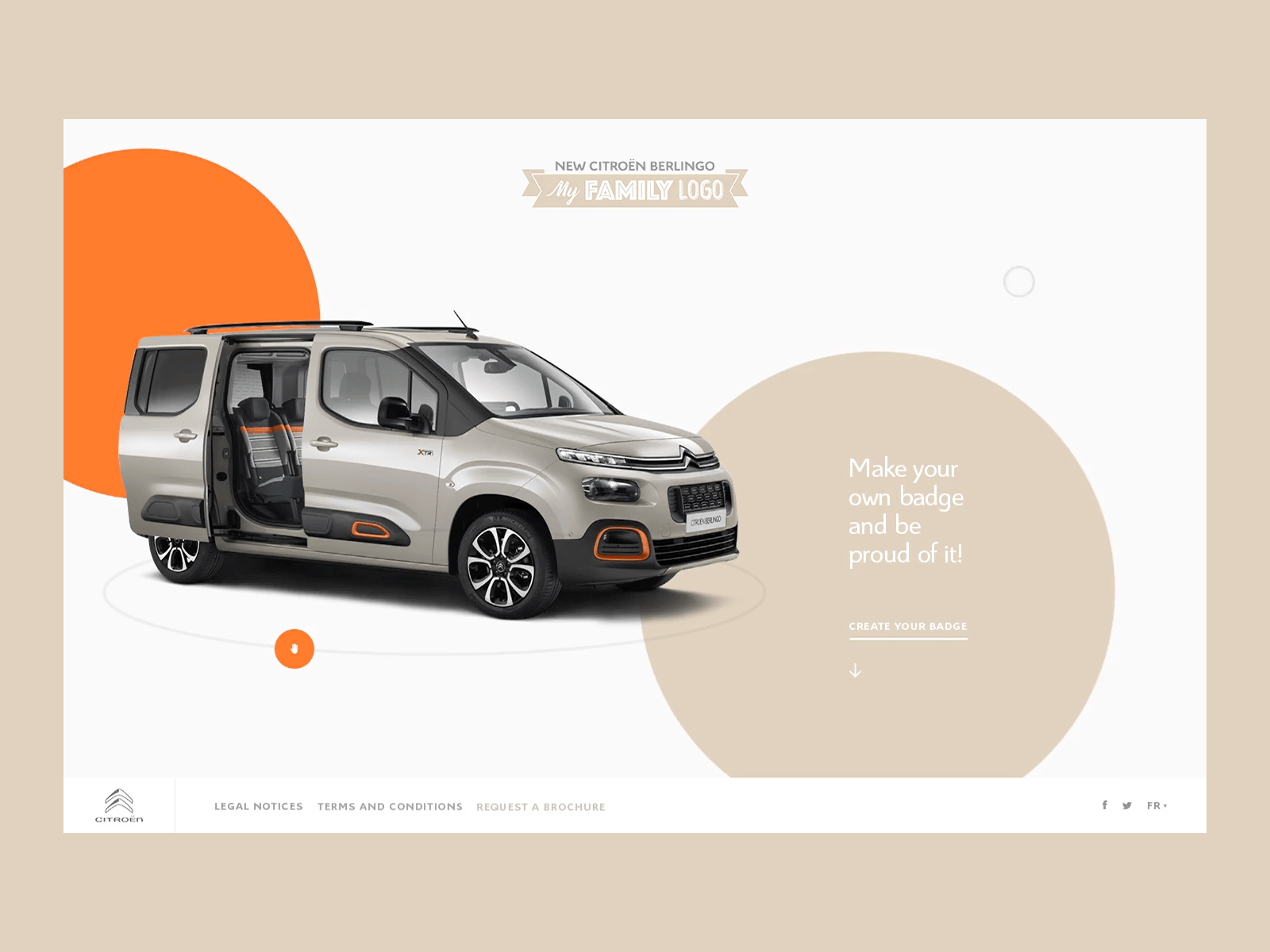 Citroën • Main CTA interaction animation car clean concept design experience graphic design interaction interface layout micro interaction minimal motion graphics ui user interface userinterface ux web design webdesign website