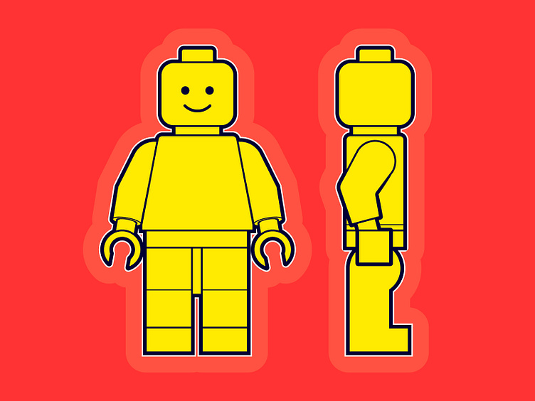 LEGO minifigure by GyG Dribbble