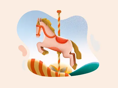 Horse 2d abstract adobe adobe illustration adobe photoshop art artwork clean colorful creative design digital art drawing flat graphic design illustration minimal modern simple vector