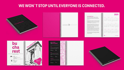 Notebook for DTSE employees branding design graphic design illustration print