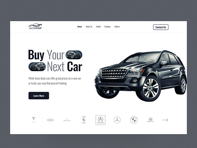 Car Automobile Shop automobile car dealership car marketplace car website clean ui cleaning design header inspiration landing page marketplace marketplace web design ui vehicle marketplace web design