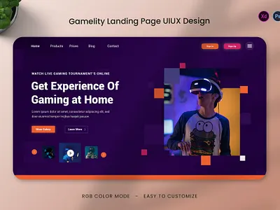 Gamelity Landing Page app branding business design game gamelity gamelity landing graphic design header illustration landing landing page minimal motion graphics site ui design ux ux design web development website