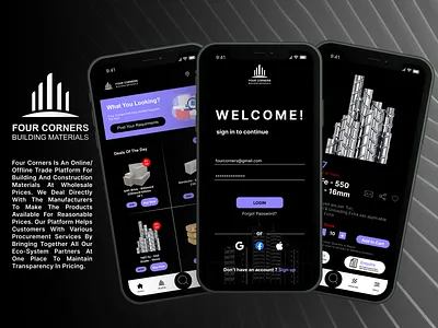 Four Corners branding design graphic design illustration logo typography ui ux vector