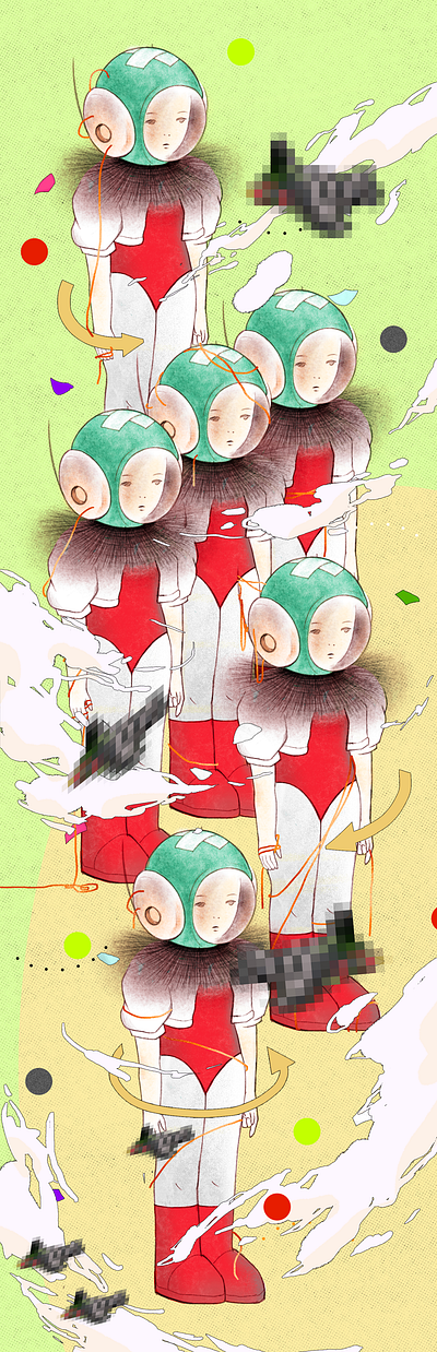 Let's get ready for the party.(2022 Digital) animation design graphic design illu illustration poster