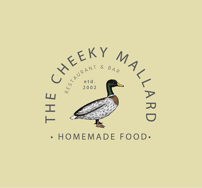 The Cheeky Mallard Branding branding design graphic design illustration logo typography vector