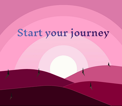 Start your journey animation graphic design motion graphics typography