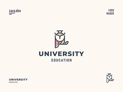 UNIVERSITY EDUCATION adobe photoshop awesomedesign branding design education forsale graphic design icon inspiration logo logo design logos logosai minimalistlogo moderndesign owllogo typography university vector