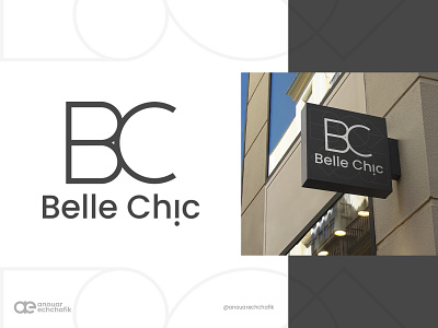 Belle Chic Logo beauty brand branding casablanca cosmeticlogo creativeidea design graphic design logo logodesign logodesigner logoidea logotype marrakech morocco