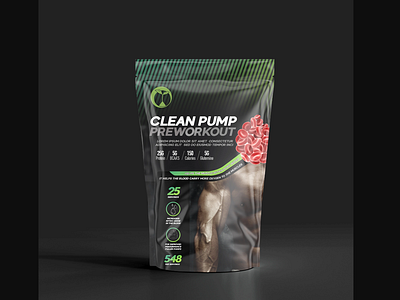 Workout Powder Bag Design bag bagdesign branding design gym bag illustration packaging workour