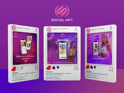 Social NFT app branding design graphic design illustration logo typography ui ux vector