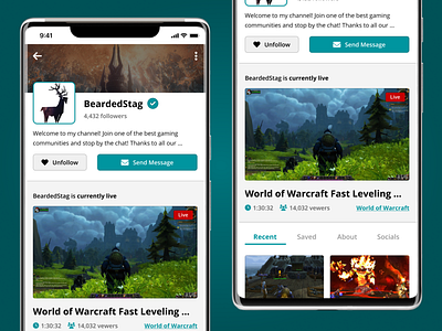 Settings Page | Daily Design Challenge app dailyui profile profile page streaming ui videos
