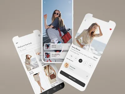 Tailor App design logo textile design ui website