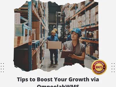 Best WMS Software - Run Warehouses on the Cloud OmneelabWMS animation branding design