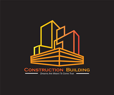 Creative Construction Logo Design 3d branding construction logo design graphic design logo logo design motion graphics