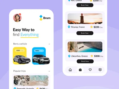 Travel App app design ios iphone logo ui