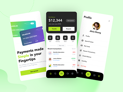 Kuik - Next Gen Payment App adobe app app bank app banking banking app figma app finance finance app payment payment app ups app