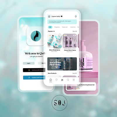Mobile App UI Design e commerce figma product design shopping ui uiux