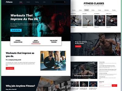 Fitness brand website design bodybuilding exercise figma fitness gym health interaction design landing page design lifestyle muscle physical fitness training ui user experience user interface ux web website weightloss workout workouts