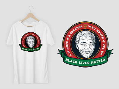 Nelson Mandela T-shirt Design black black lives matter custom tshirt design design face tshirt graphic design illustration nelson mandela retro shirt southafrica t shirt t shirt tshirt design vector