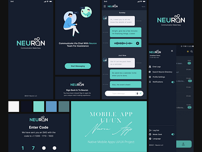 Edge Case - Business Messaging App UI/UX Design branding figma mobileapp ui ux vector