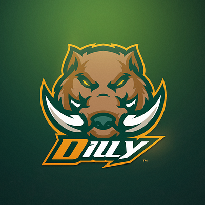 Wild Boar athayadzn boar branding brown design gaming gaming logo illustration jungle logo mascot logo pig sport logo sports logo vector wild boar