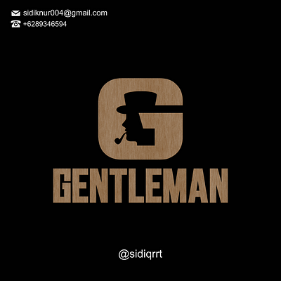 GENTLEMAN branding design graphic design icon illustration logo minimal typography vector