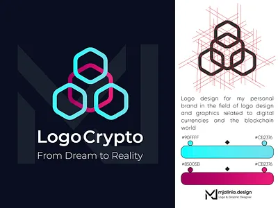 Logo Design for LogoCrypto art branding crypto design graphic design illustration logo logo design ui ux vector