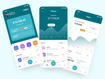Finance / Wallet - Mobile App app app design design finance finance app design financeapp mobile mobile design my wallet ui uidesign ux wallet wallet app wallet home page