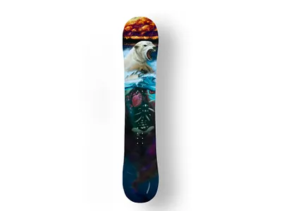 Era of Chaos Snowboard Design art design illustration procreate ski snowboard storm