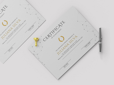 Editable Certificate of Achievement 3d abstract animation app art branding design graphic design illustration logo motion graphics typography ui ux vector web