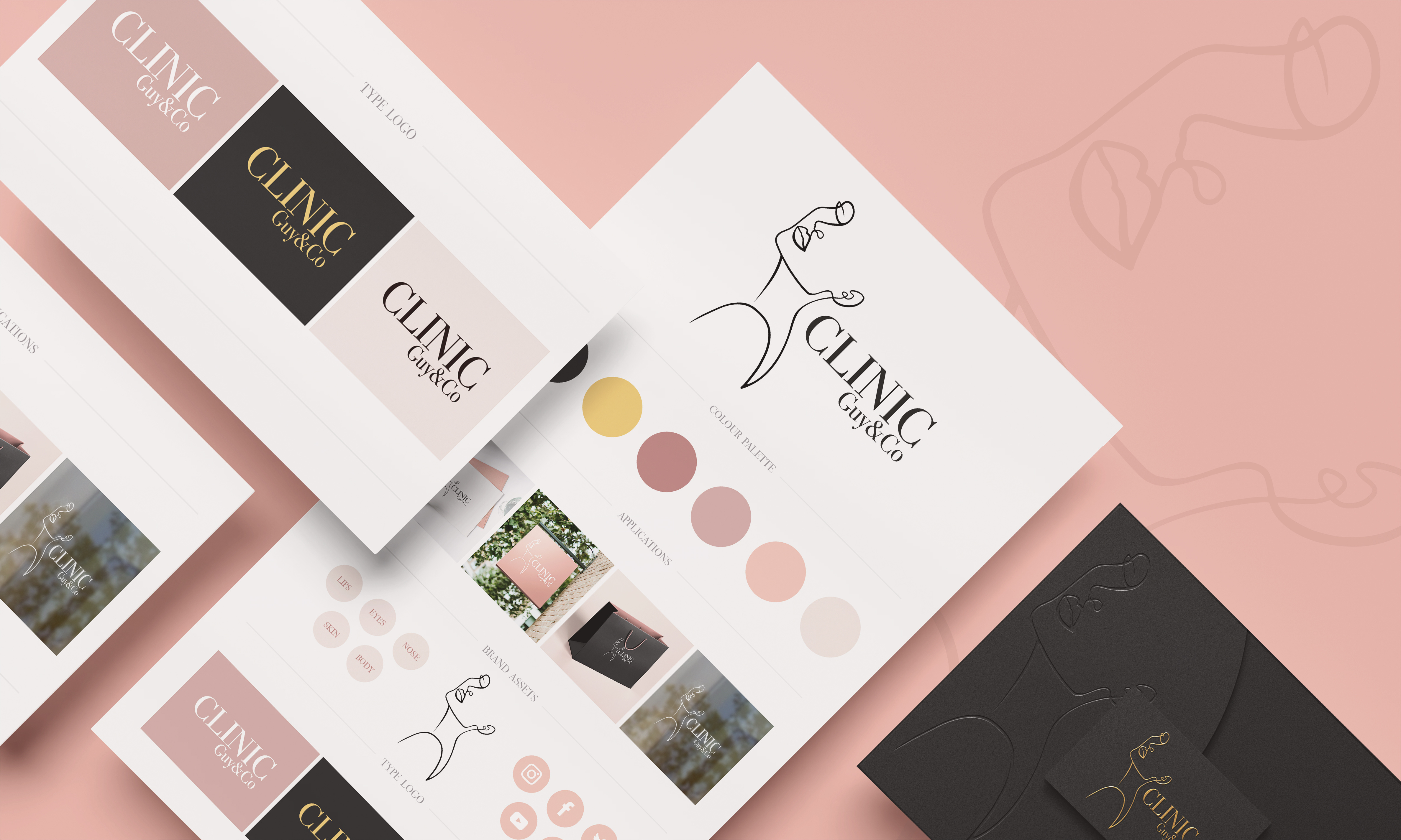 Example of Beauty Clinic Branding/Logo Design