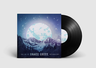 Snake Creek Album Cover album art bluegrass cover design illustration