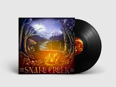 Snake Creek Full Album album art design illustration typography