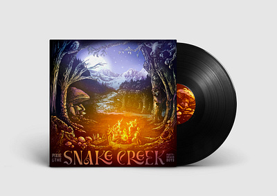 Snake Creek Full Album album art design illustration typography