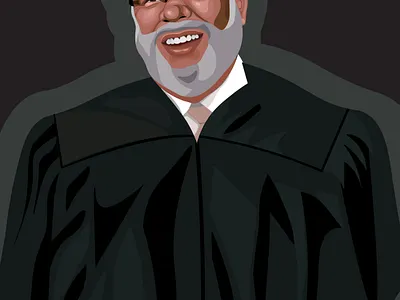 The Honorable Judge Gary Jackson adobeillustrator design face graphic design graphicdesign illustration portrait vector