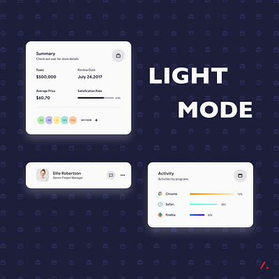 Light Mode Widgets design illustration light mode ui ui inspiration ux widgets