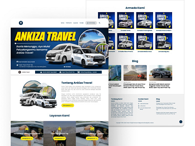 Ankiza Travel - Tour & travel Solutions Website branding design graphic design ui ux