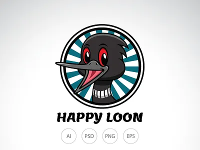 Happy Loon Logo logomaker