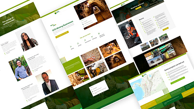Diseño web para equipo de mineros