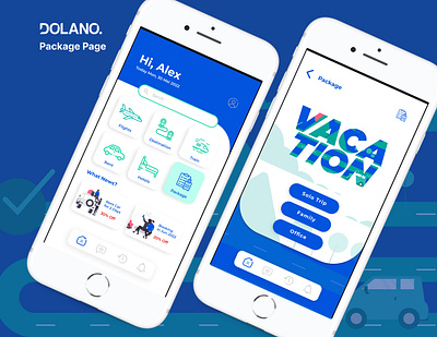 Dolano UI / UX branding design graphic ilustration logo ui vector