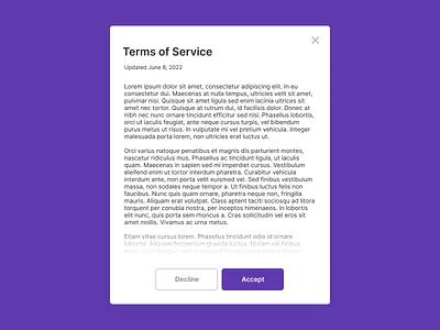 DailyUI #89 : Terms of Service dailyui design ui