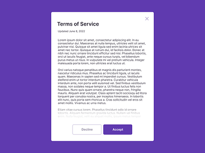 DailyUI #89 : Terms of Service dailyui design ui
