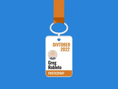 01. Badge - Divtober 2022 asinglediv badge css cssart design divtober