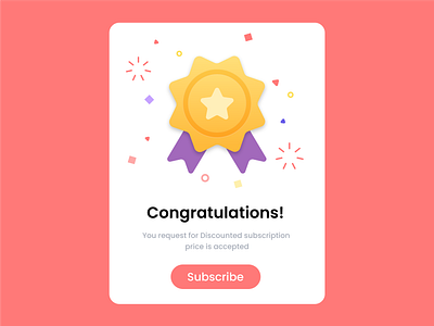 Congratulation Pop-up congratulation graphic design pop up rating rating popup ui